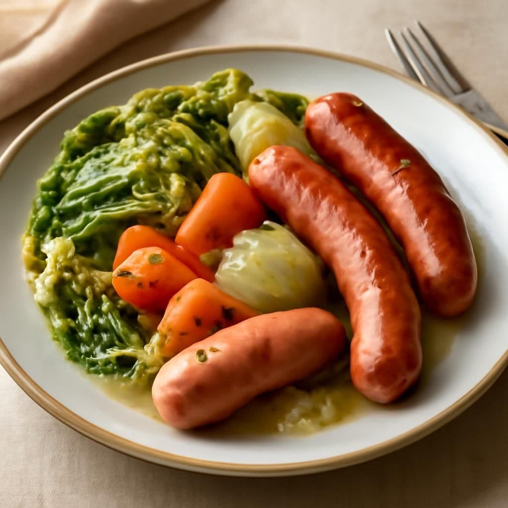 Potée au chou vert