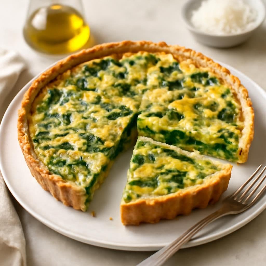 Chard and Leek Quiche with Thermomix