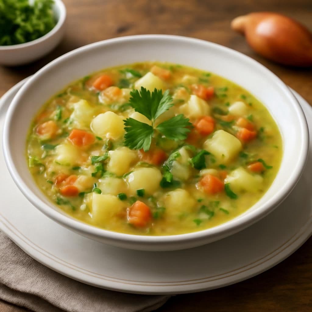 Rustic Potato Soup with Thermomix